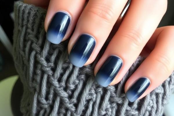 Stylish Ombre Nails for Ola